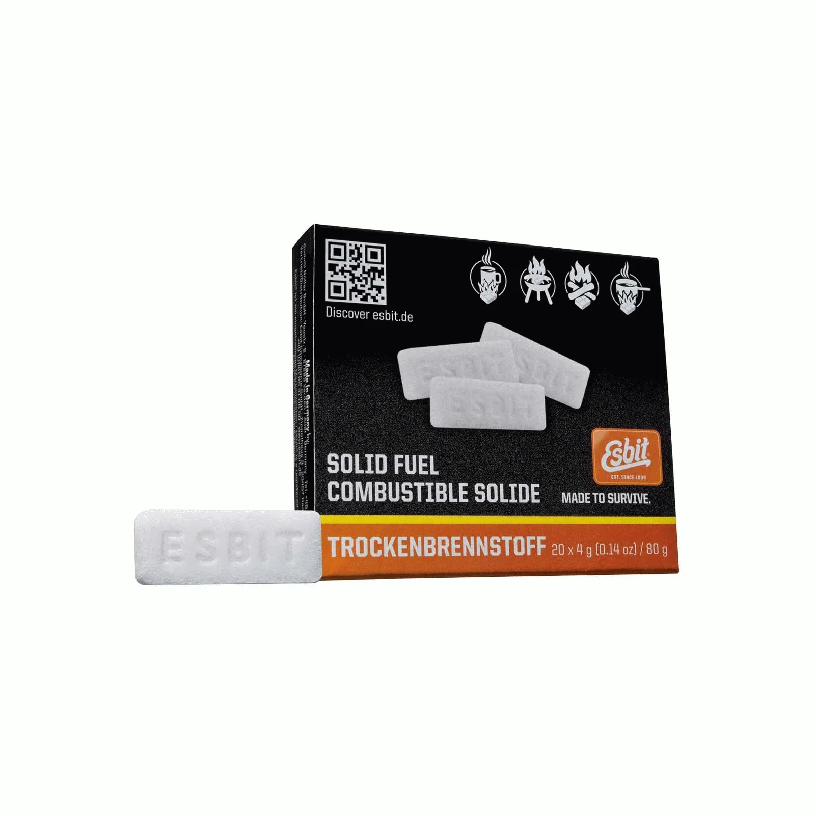 Esbit Trockenbrennstofftabletten 20x4g