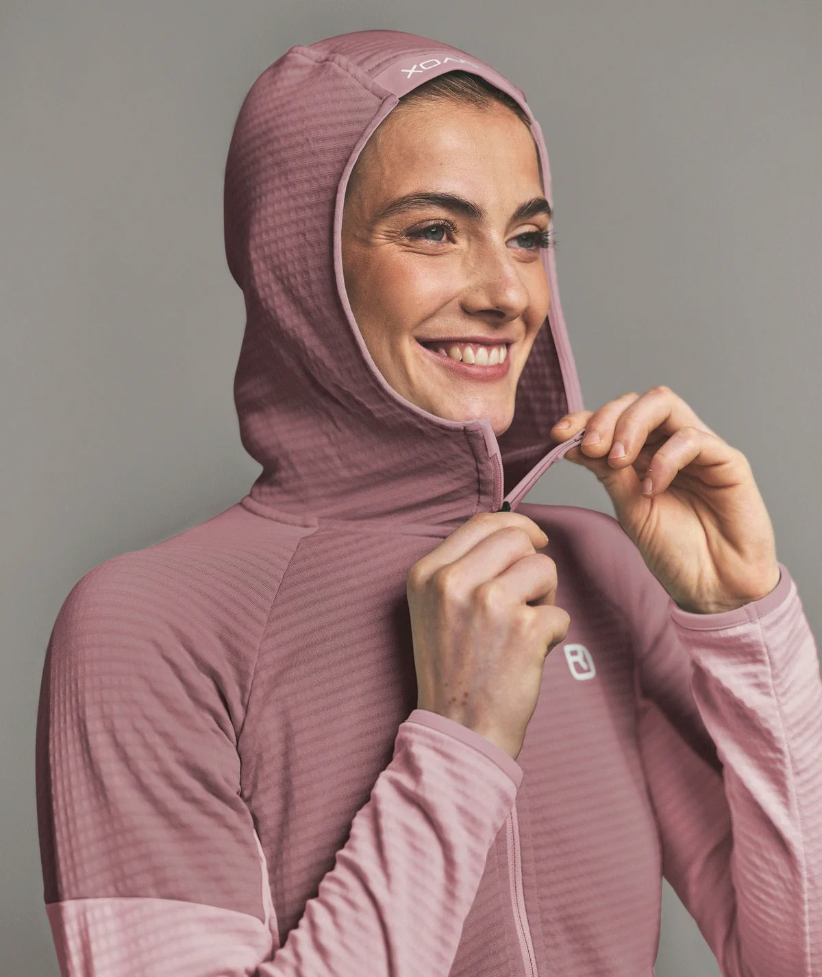 FLEECE LIGHT GRID HOODY W - Image 3