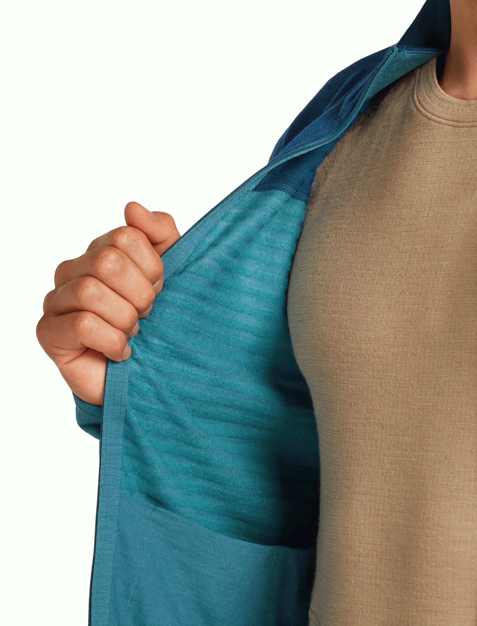 Men Merino Blend 300 RealFleece™ Descender LS Zip - Image 2