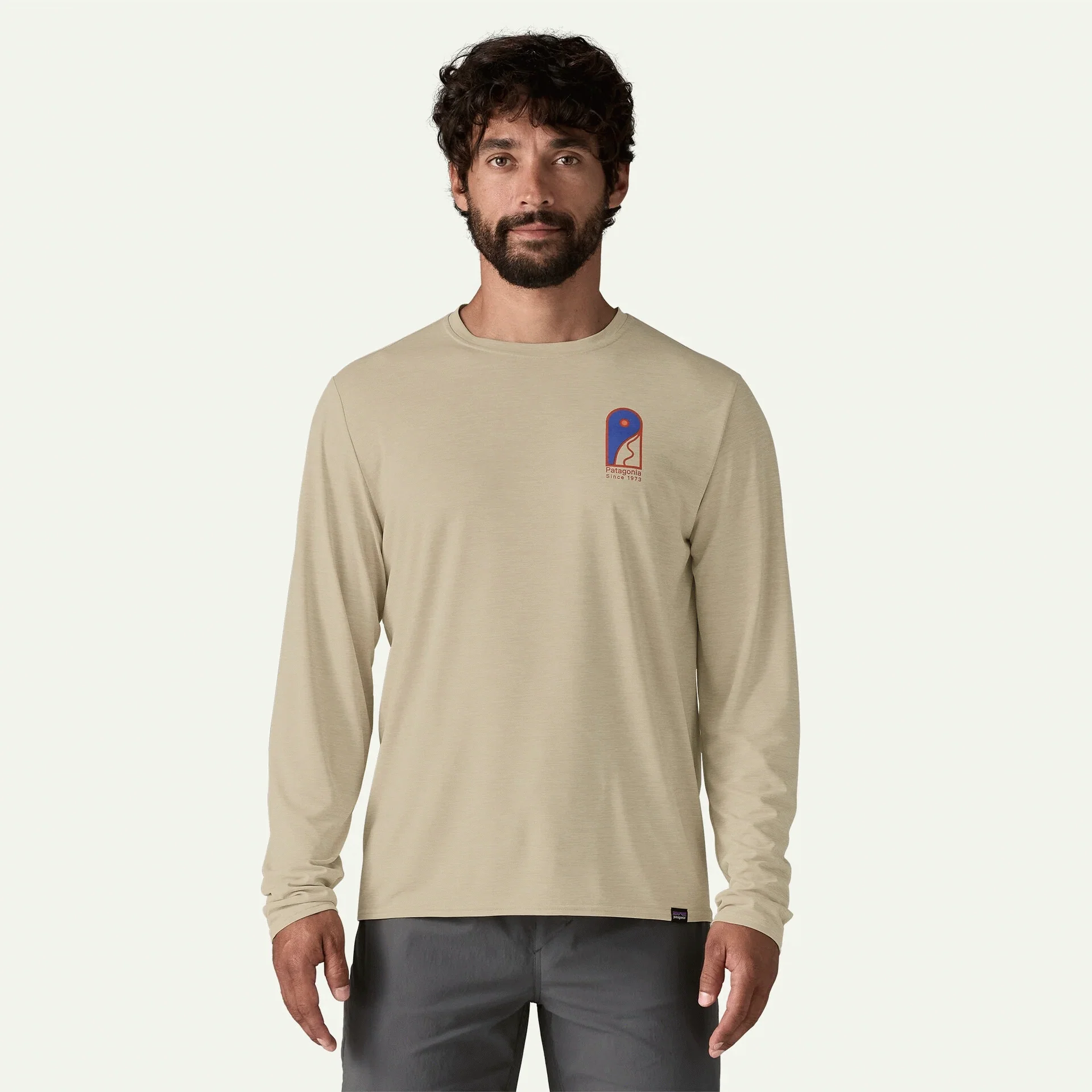 M's L/S Cap Cool Daily Graphic Shirt - Lands - Image 4