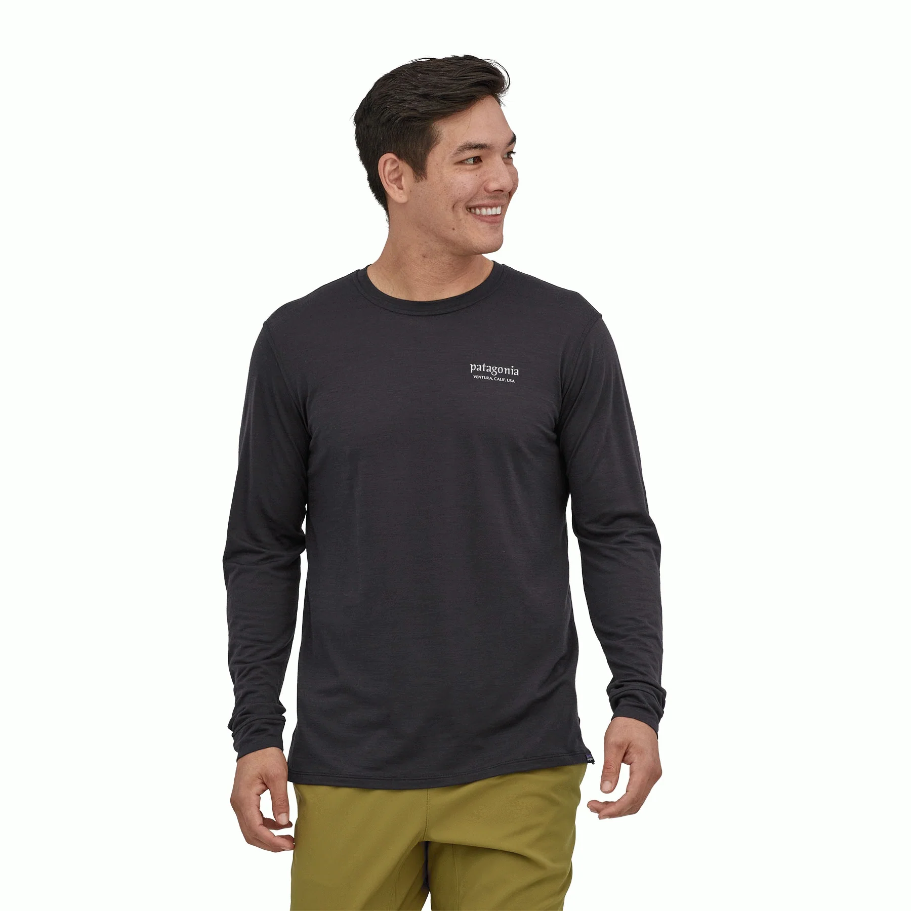 M's L/S Cap Cool Merino Blend Graphic Shirt - Image 2
