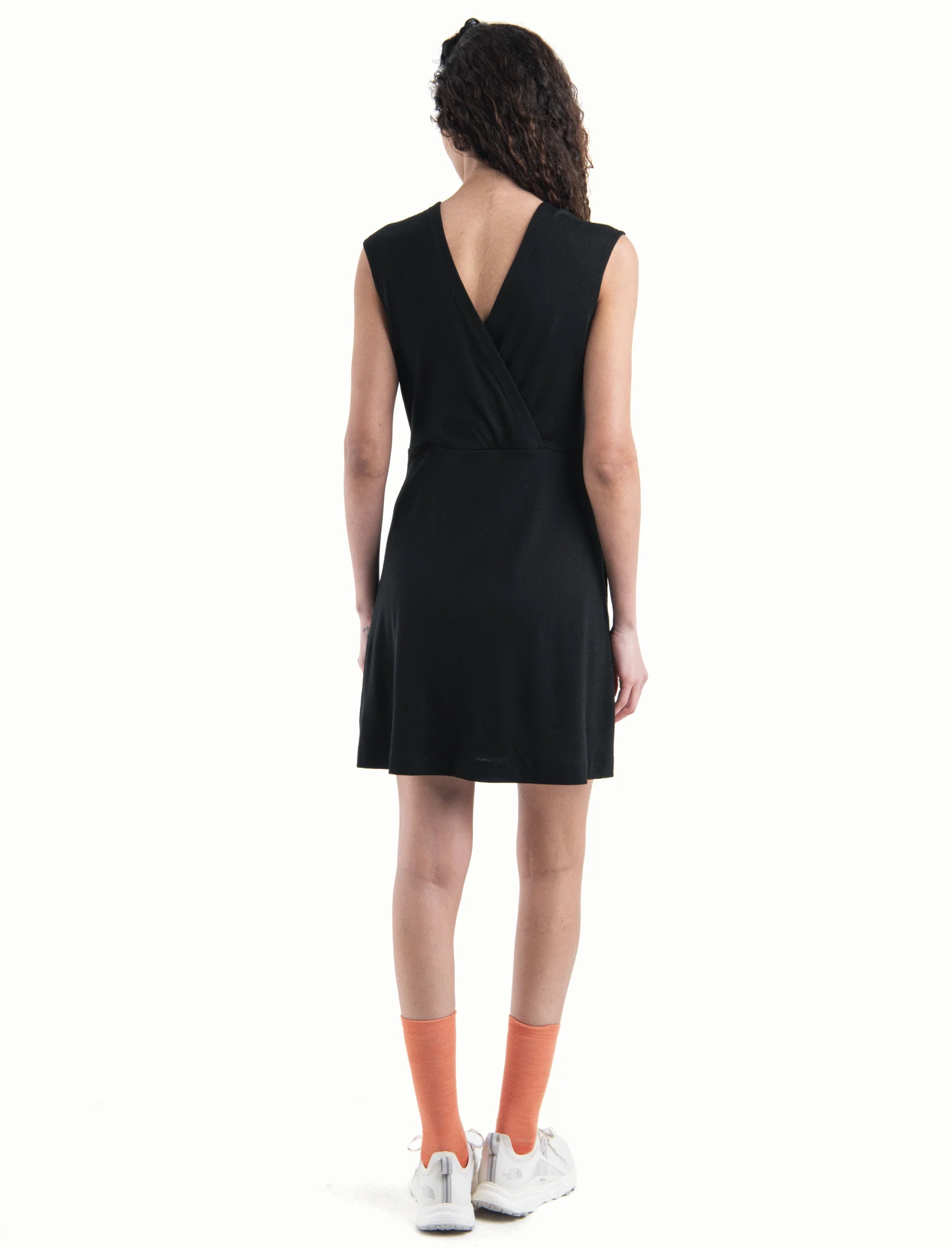 Women Merino 200 Granary Sleeveless V Neck Dress - Image 15