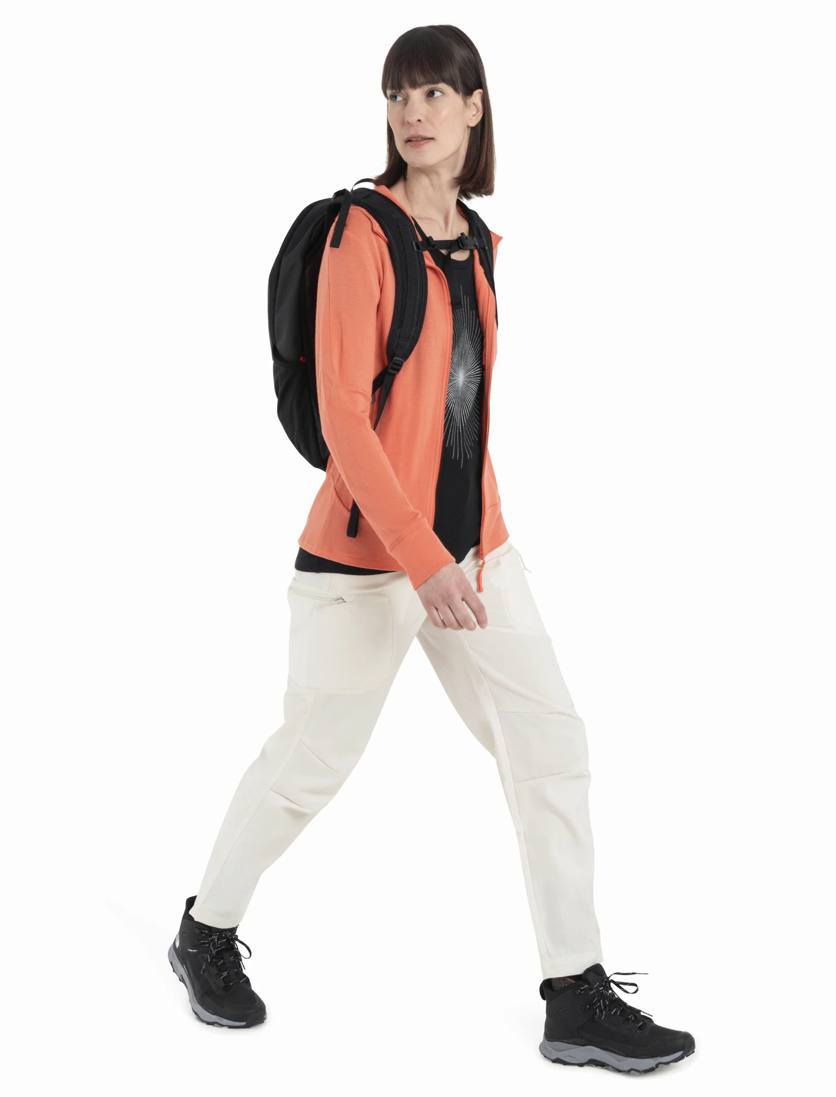 Women Merino 150 Tech Lite III SS Scoop Tee Light Forms - Image 2