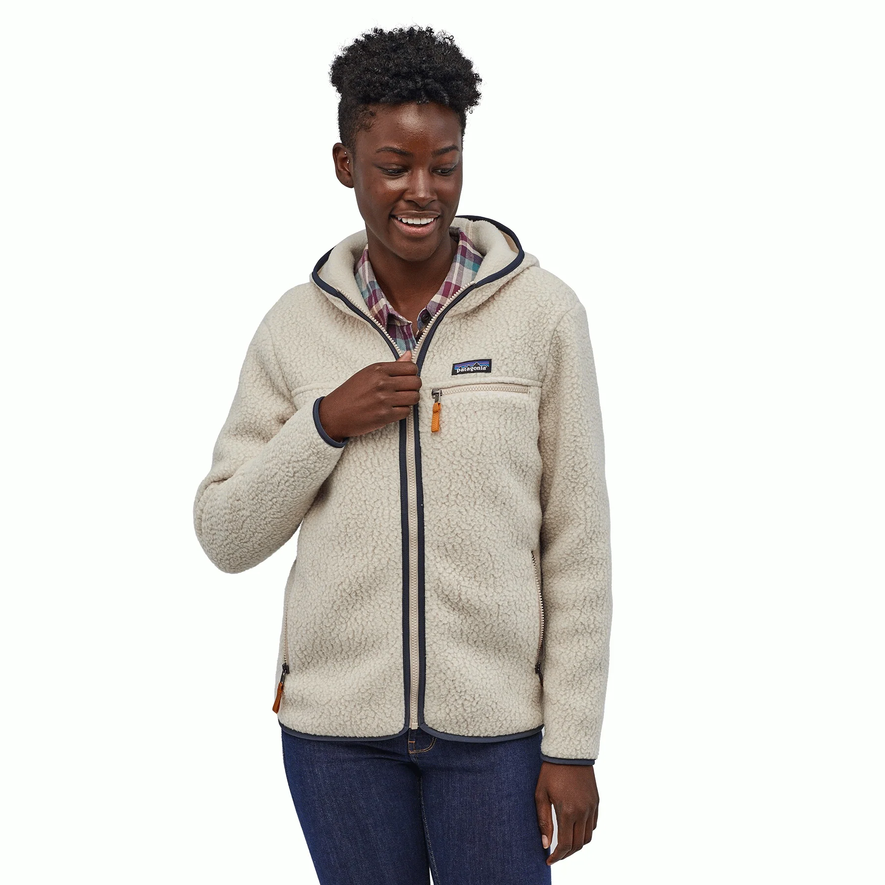 W's Retro Pile Hoody - Image 9